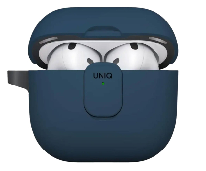 Etui na słuchawki Uniq Etui Clyde do AirPods 4 Lock Case niebieski